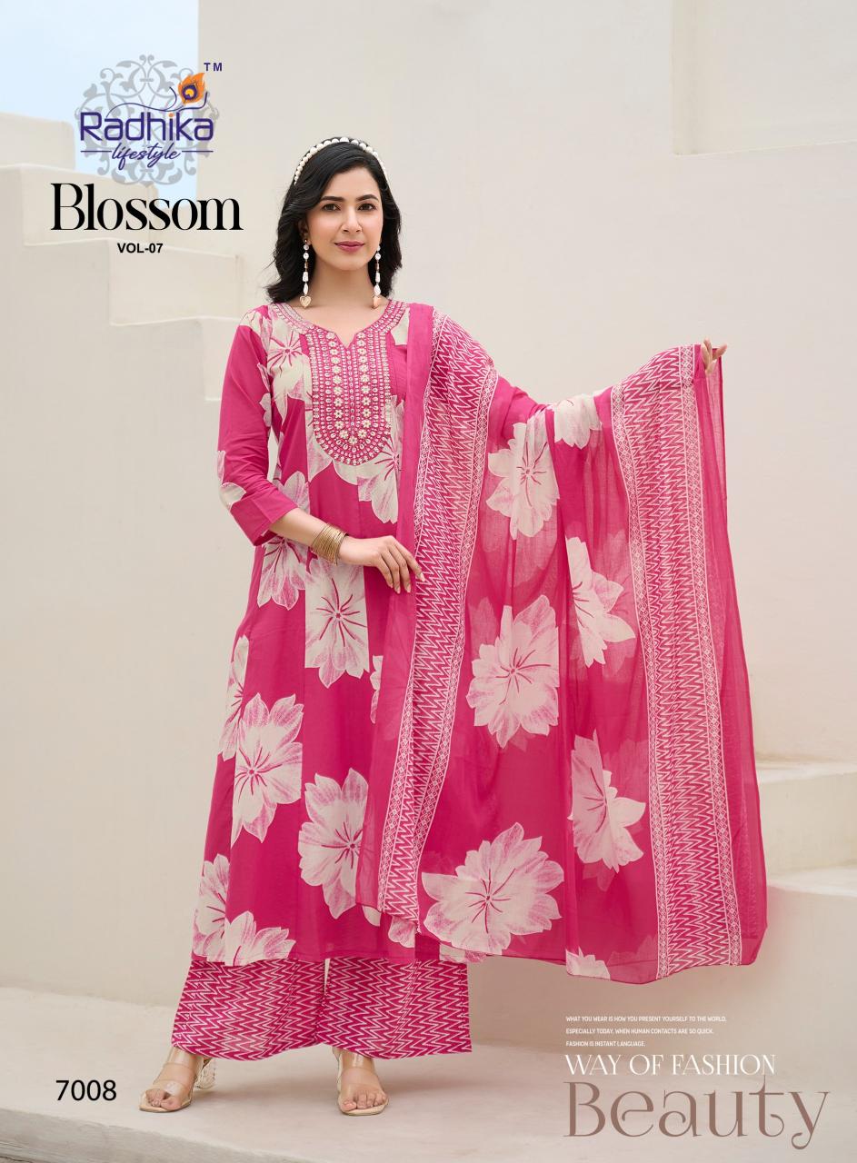 Radhika Lifestyle Blossom vol 7 catalog top kurti manufacturers in india