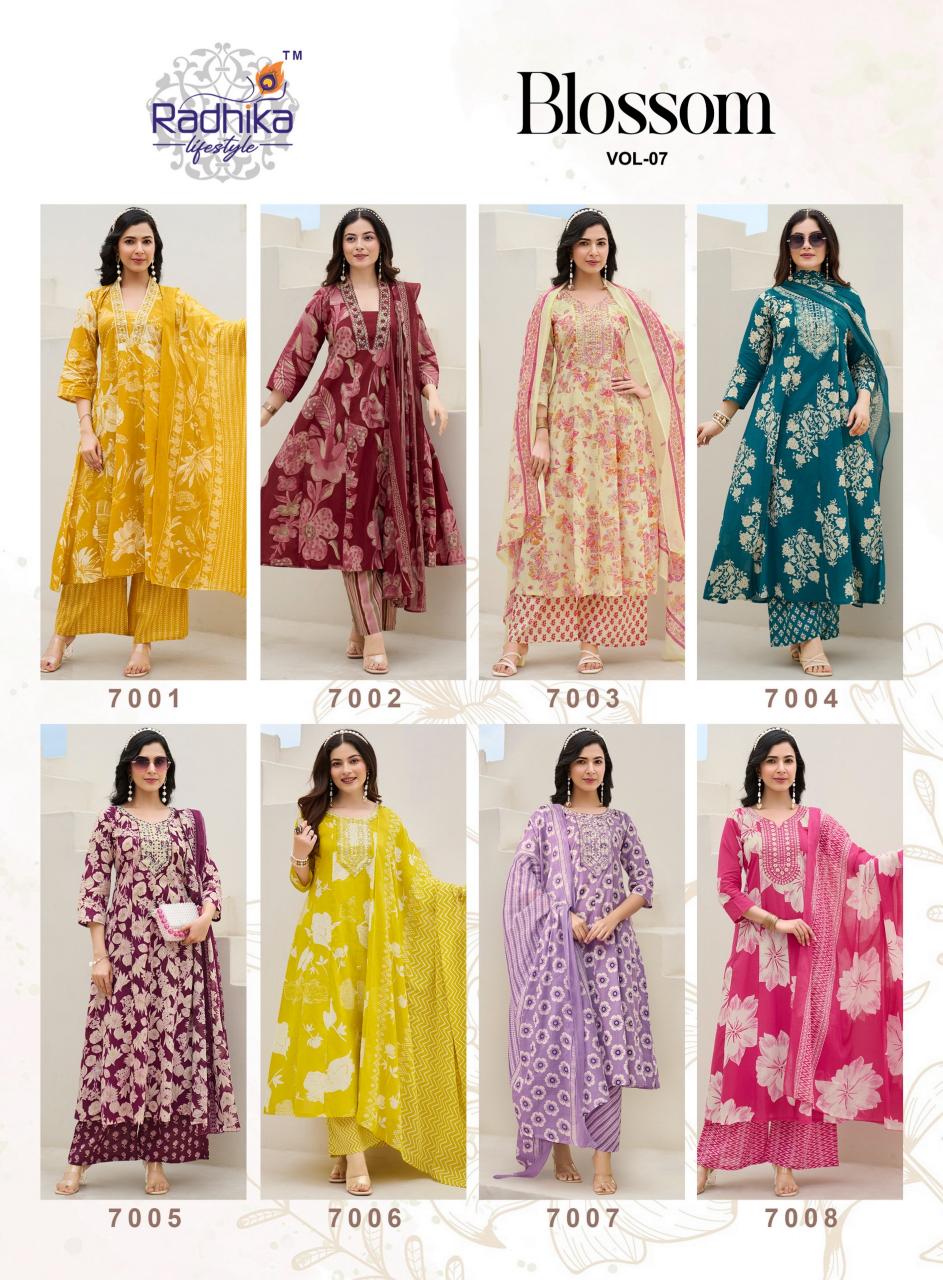 Radhika Lifestyle Blossom vol 7 catalog top kurti manufacturers in india