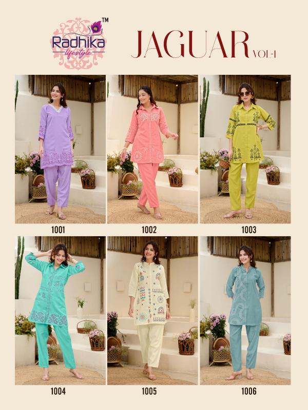 Radhika Lifestyle Jaguar vol 1 catalog co ord sets manufacturers in india