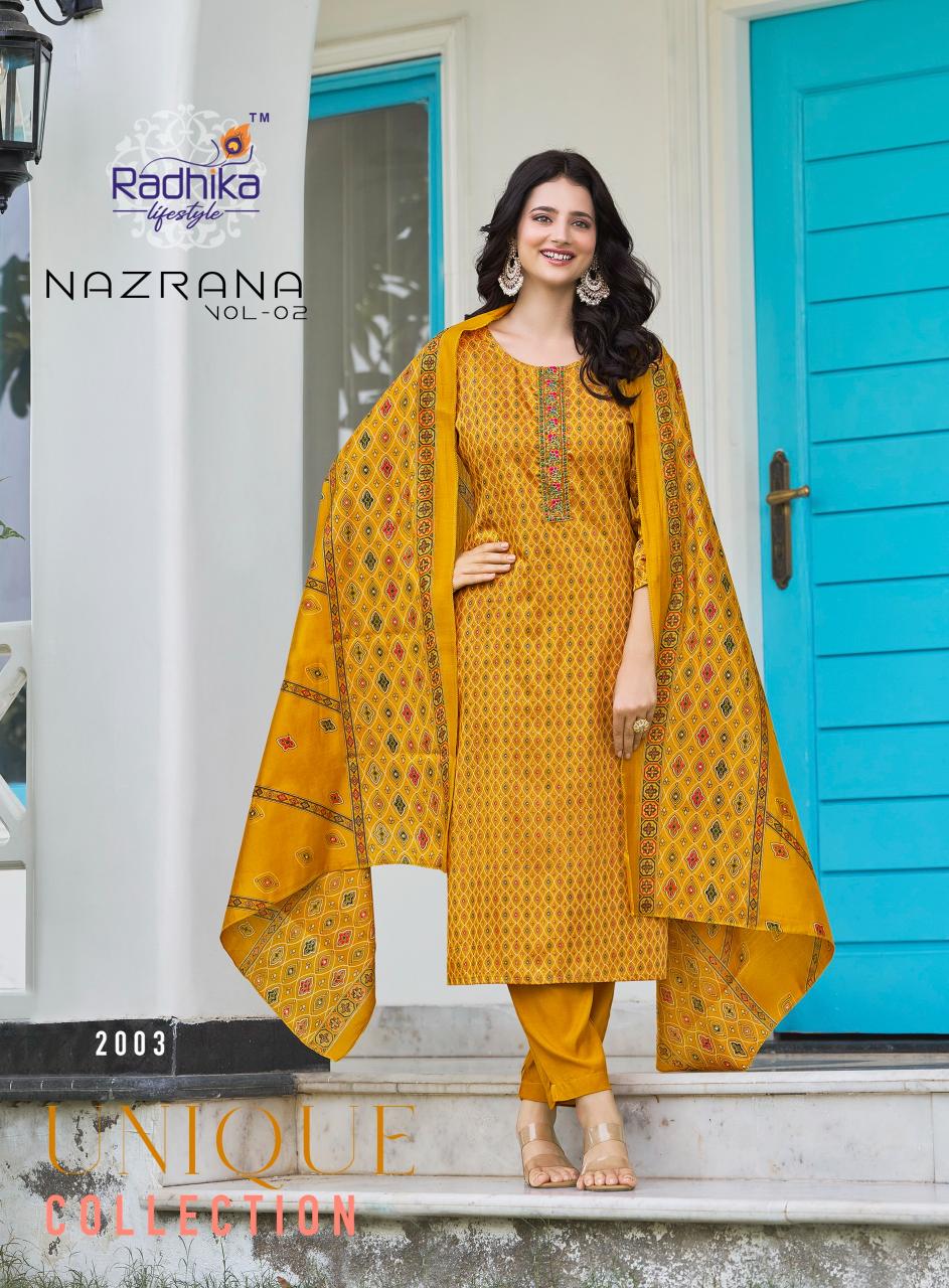 Radhika Lifestyle Nazrana vol 2 catalog best place to buy kurtis in india