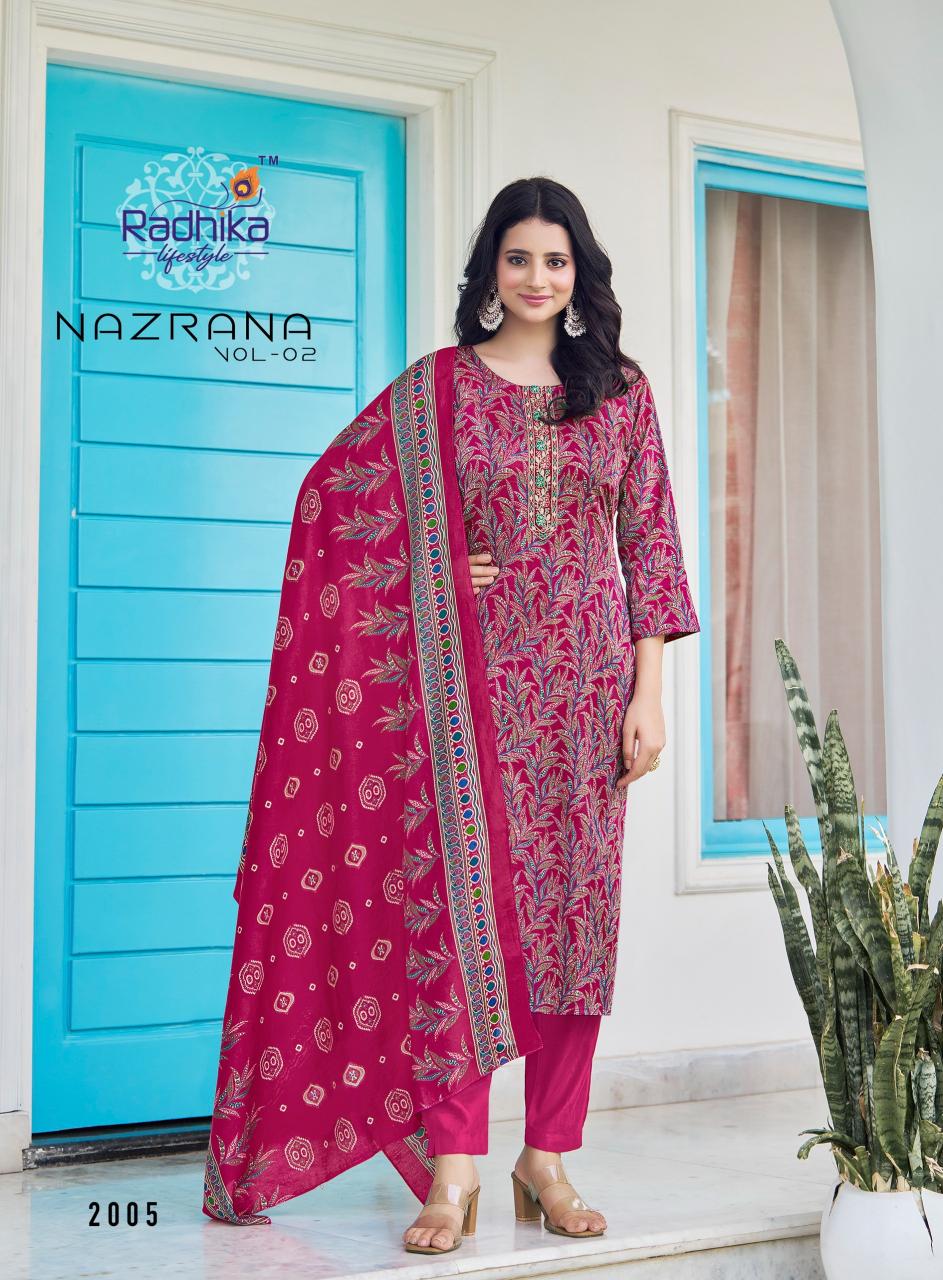 Radhika Lifestyle Nazrana vol 2 catalog best place to buy kurtis in india