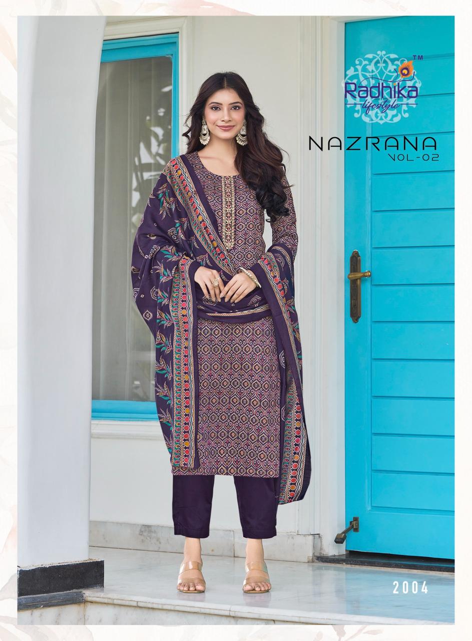 Radhika Lifestyle Nazrana vol 2 catalog best place to buy kurtis in india