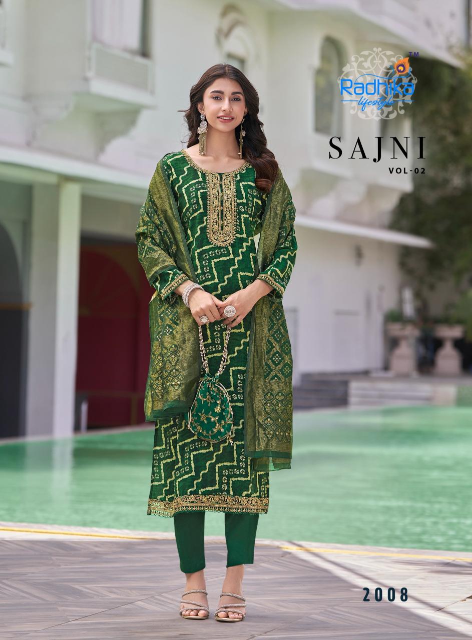 Radhika Lifestyle Sajni Vol 2 catalog indian wear designer kurtis