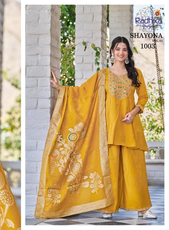 Radhika Lifestyle Shayona Vol 1 catalog indian kurtis design 2025