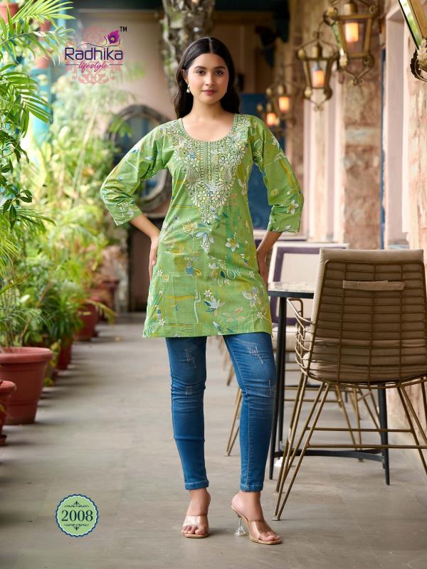 Radhika Lifestyle Summer Shine vol 2 catalog indian kurti tops online canada