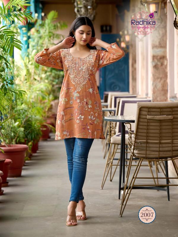 Radhika Lifestyle Summer Shine vol 2 catalog indian kurti tops online canada