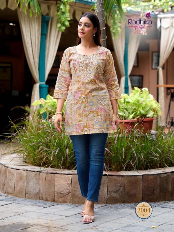 Radhika Lifestyle Summer Shine vol 2 catalog indian kurti tops online canada