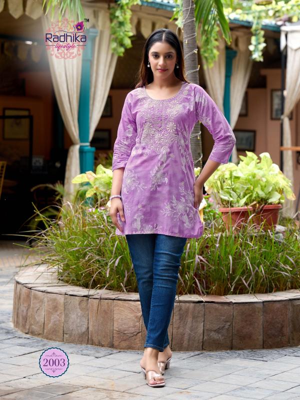 Radhika Lifestyle Summer Shine vol 2 catalog indian kurti tops online canada