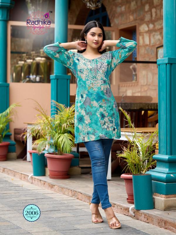 Radhika Lifestyle Summer Shine vol 2 catalog indian kurti tops online canada