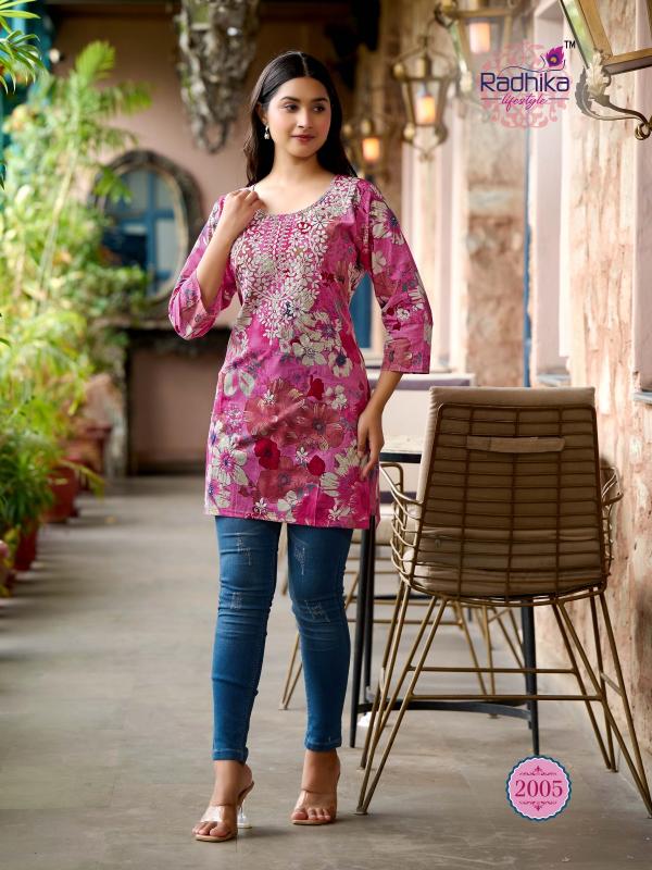 Radhika Lifestyle Summer Shine vol 2 catalog indian kurti tops online canada