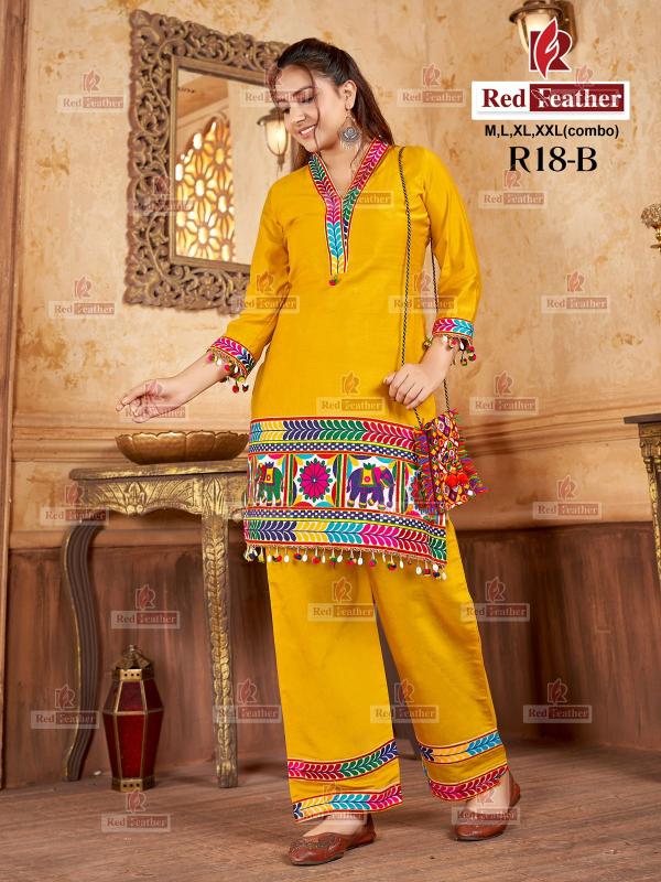 Red Feather R 18 & 19 catalog navratri co ord set