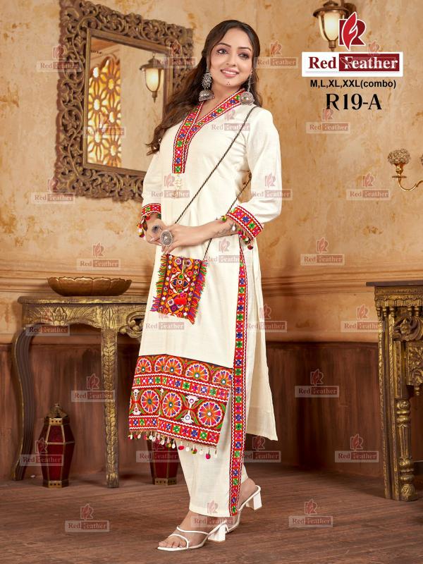 Red Feather R 18 & 19 catalog navratri co ord set