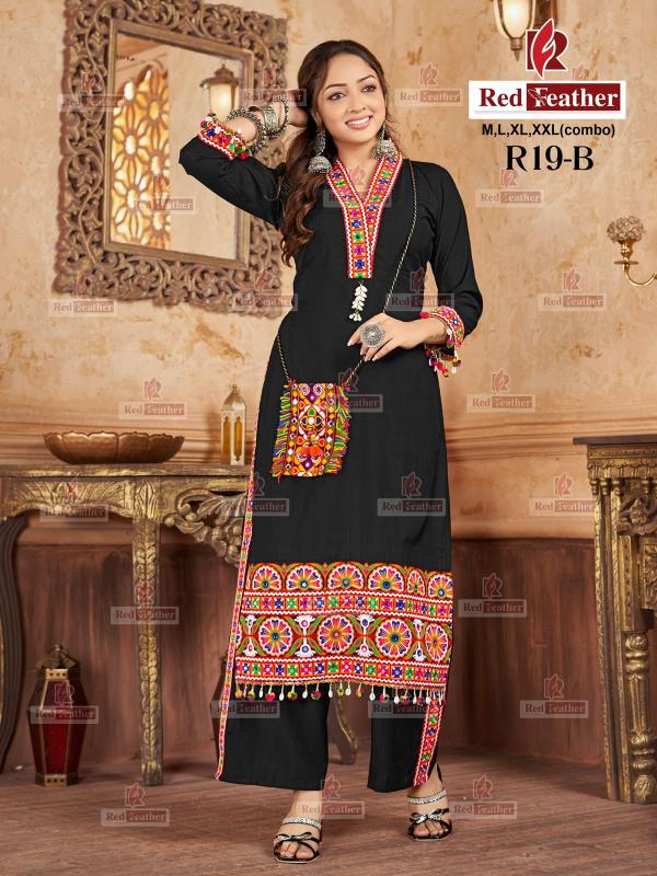 Red Feather R 18 & 19 catalog navratri co ord set