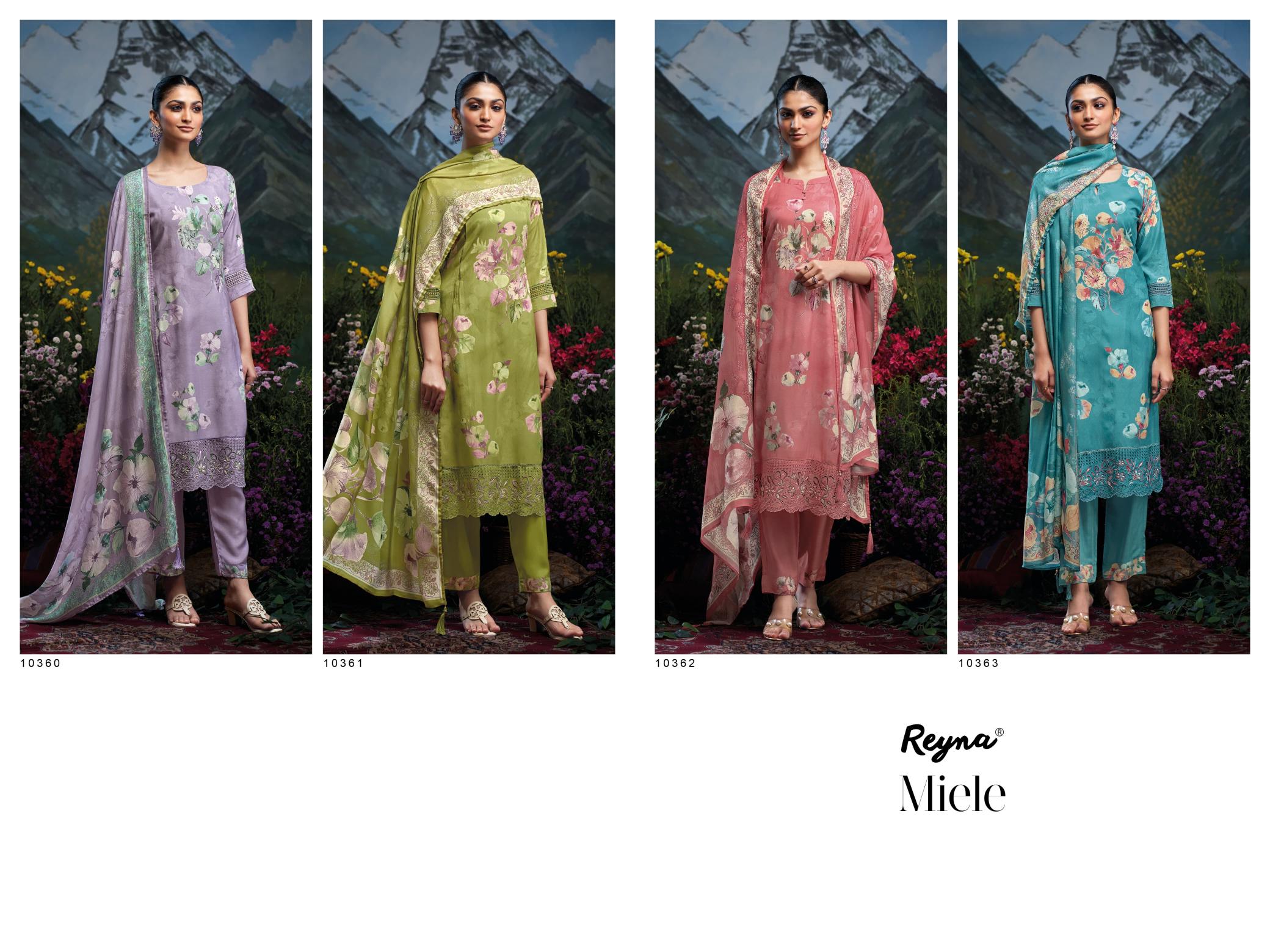 Reyna Miele catalog wholesale suppliers of salwar kameez in kolkata
