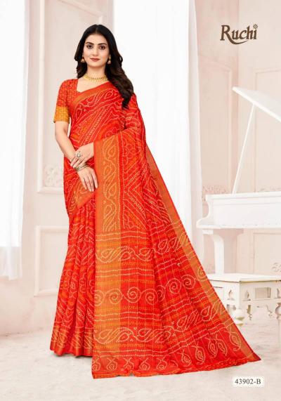 Ruchi Golden Checks catalog surat wholesale sarees shops