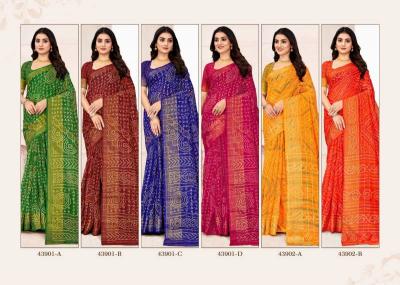 Ruchi Golden Checks catalog surat wholesale sarees shops