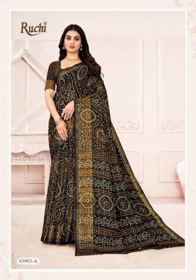 Ruchi Golden Checks catalog surat wholesale sarees shops