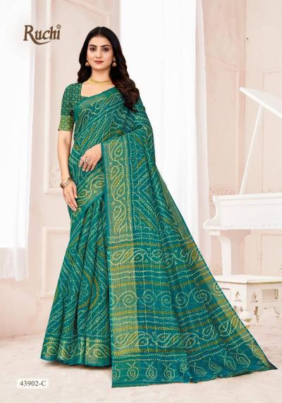 Ruchi Golden Checks catalog surat wholesale sarees shops