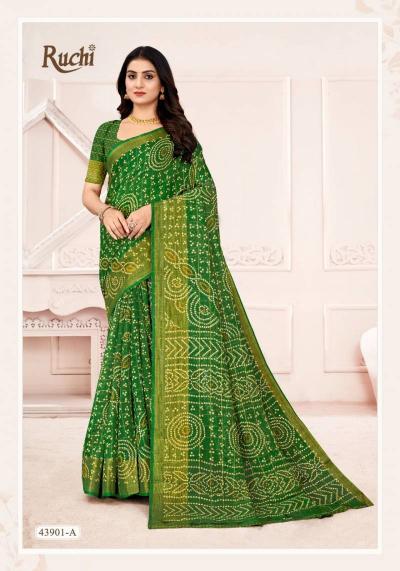 Ruchi Golden Checks catalog surat wholesale sarees shops