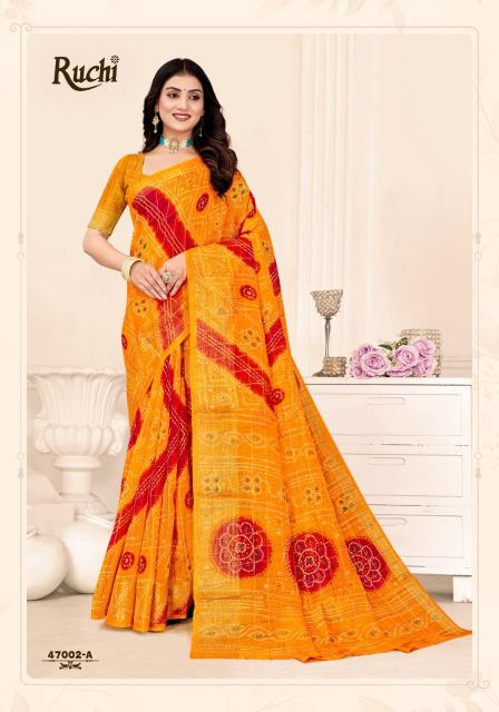 Ruchi Golden Checks vol 2 catalog surat saree market contact number