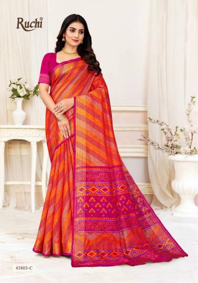 Ruchi Rainbow Silk catalog surat wholesale sarees shop