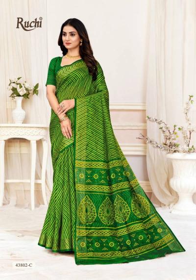 Ruchi Rainbow Silk catalog surat wholesale sarees shop