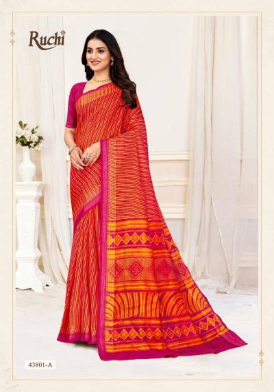 Ruchi Rainbow Silk catalog surat wholesale sarees shop