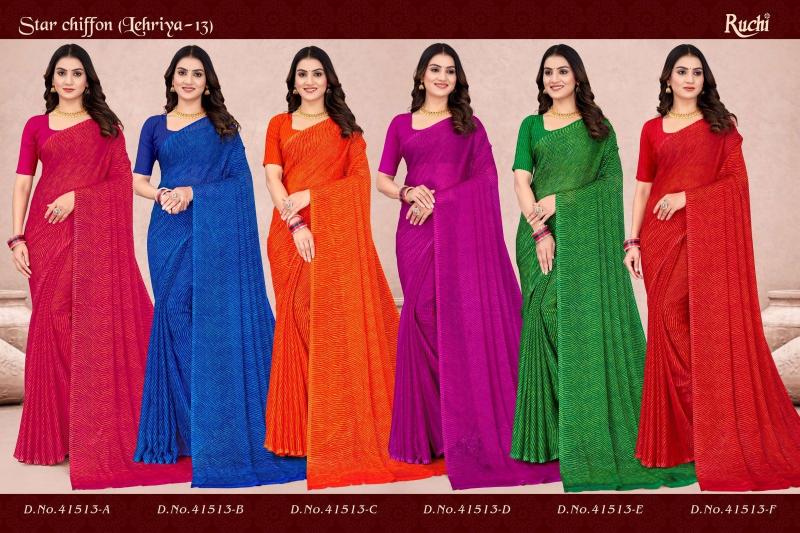 Ruchi Star Chiffon vol 13 Catalog surat ki saree market
