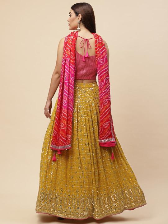 Sabella 5076 Yellow catalog top 10 online sites in india for lehenga