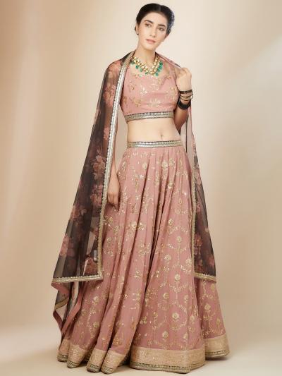Sabella 5086 pink catalog yebo india lehenga