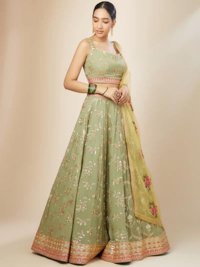 Sabella 5086 Pista catalog south india fashion lehenga