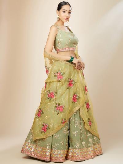 Sabella 5086 Pista catalog south india fashion lehenga