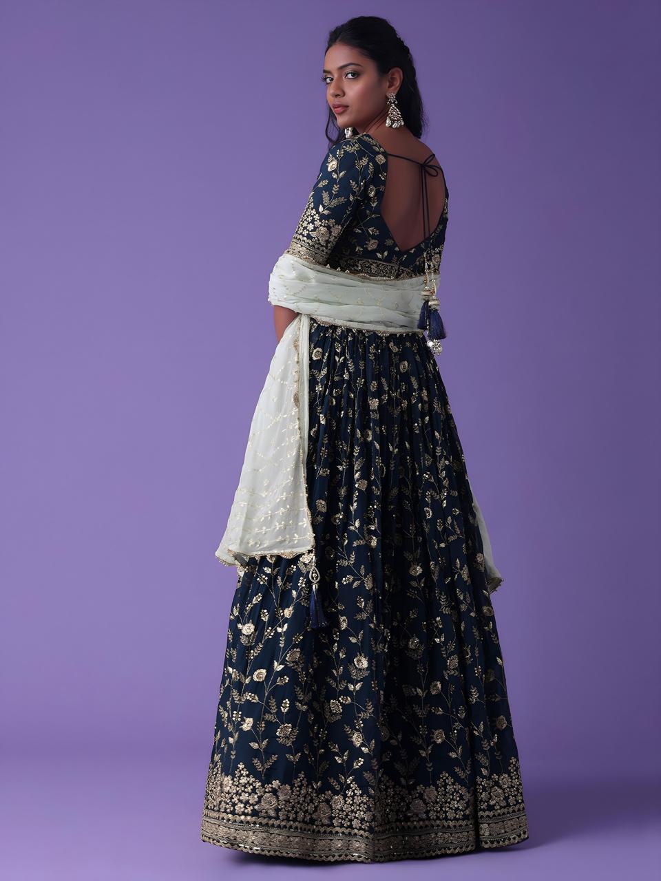 Sabella 5099 Blue catalog simple lehenga choli online shopping india