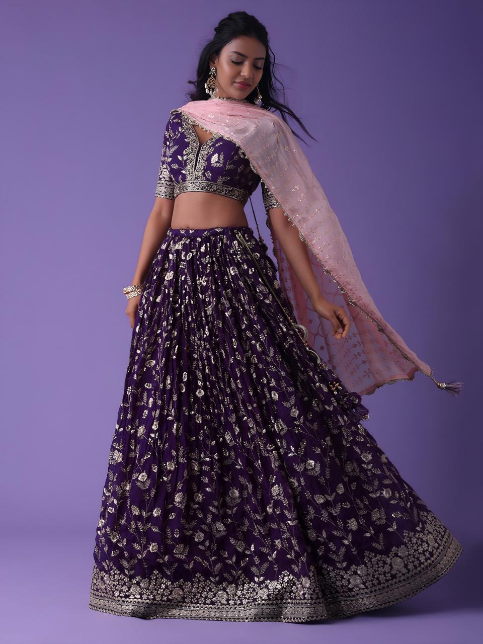 Sabella 5099 Purple catalog lehenga online shopping in india