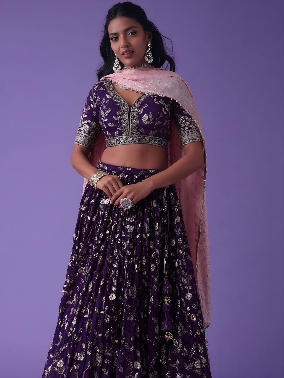 Sabella 5099 Purple catalog lehenga online shopping in india