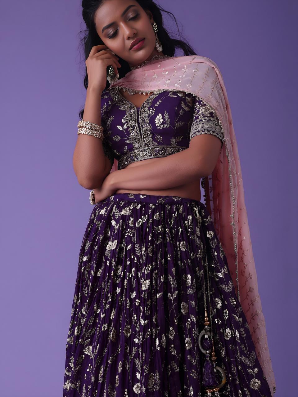 Sabella 5099 Purple catalog lehenga online shopping in india