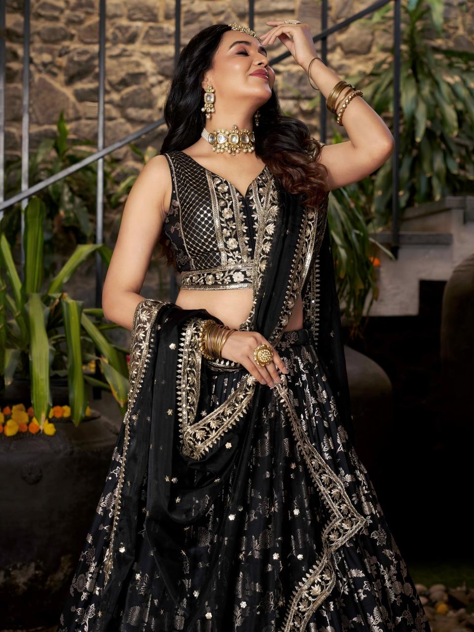 Sabella 7100 Black catalog lehenga choli online india