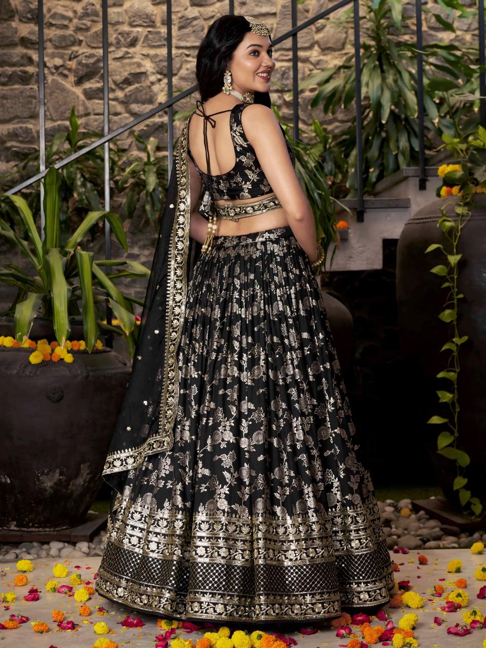 Sabella 7100 Black catalog lehenga choli online india