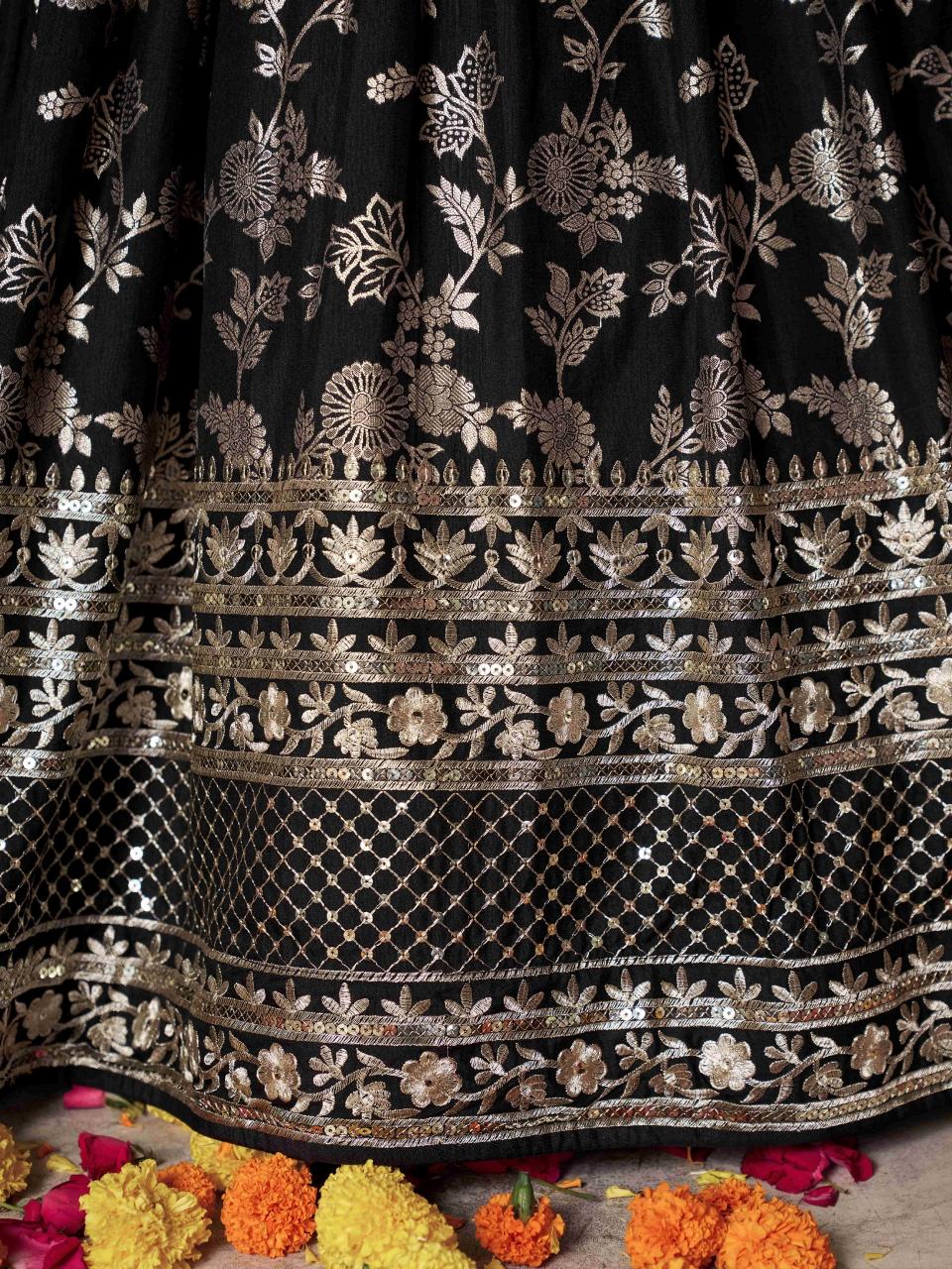 Sabella 7100 Black catalog lehenga choli online india