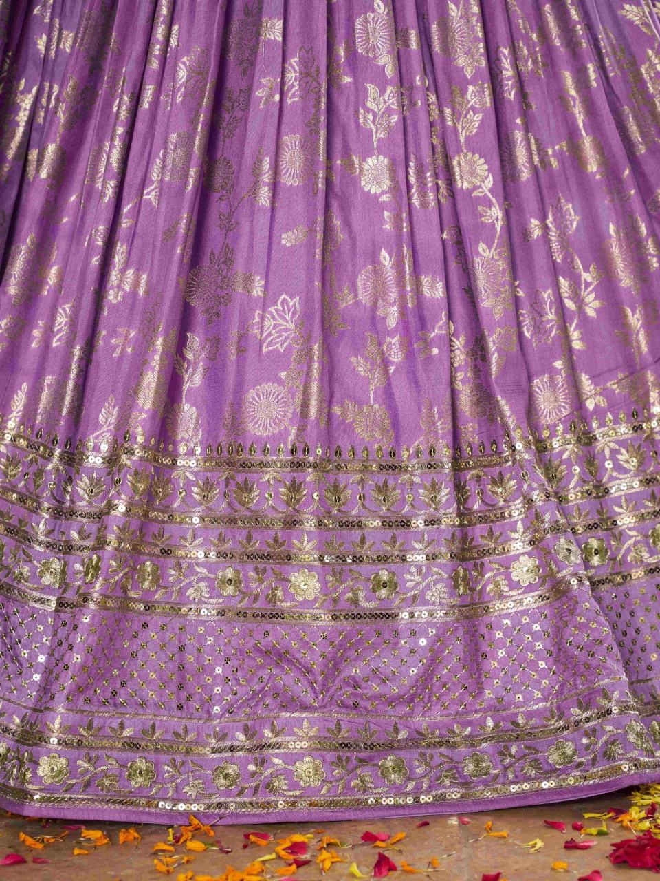 Sabella 7100 Lavender catalog latest lehenga designs in india