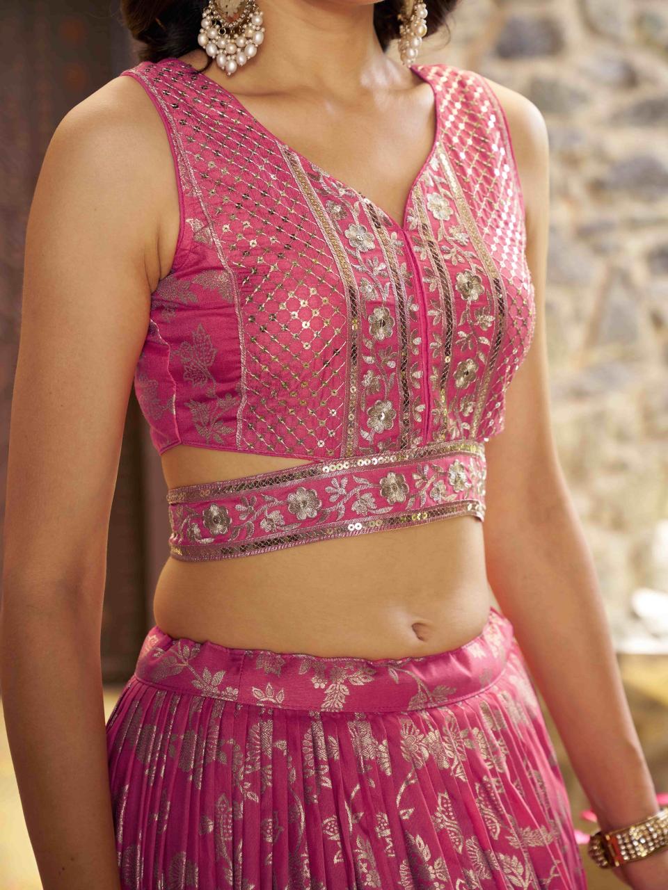 Sabella 7100 Peach catalog buy cheap lehenga choli online india