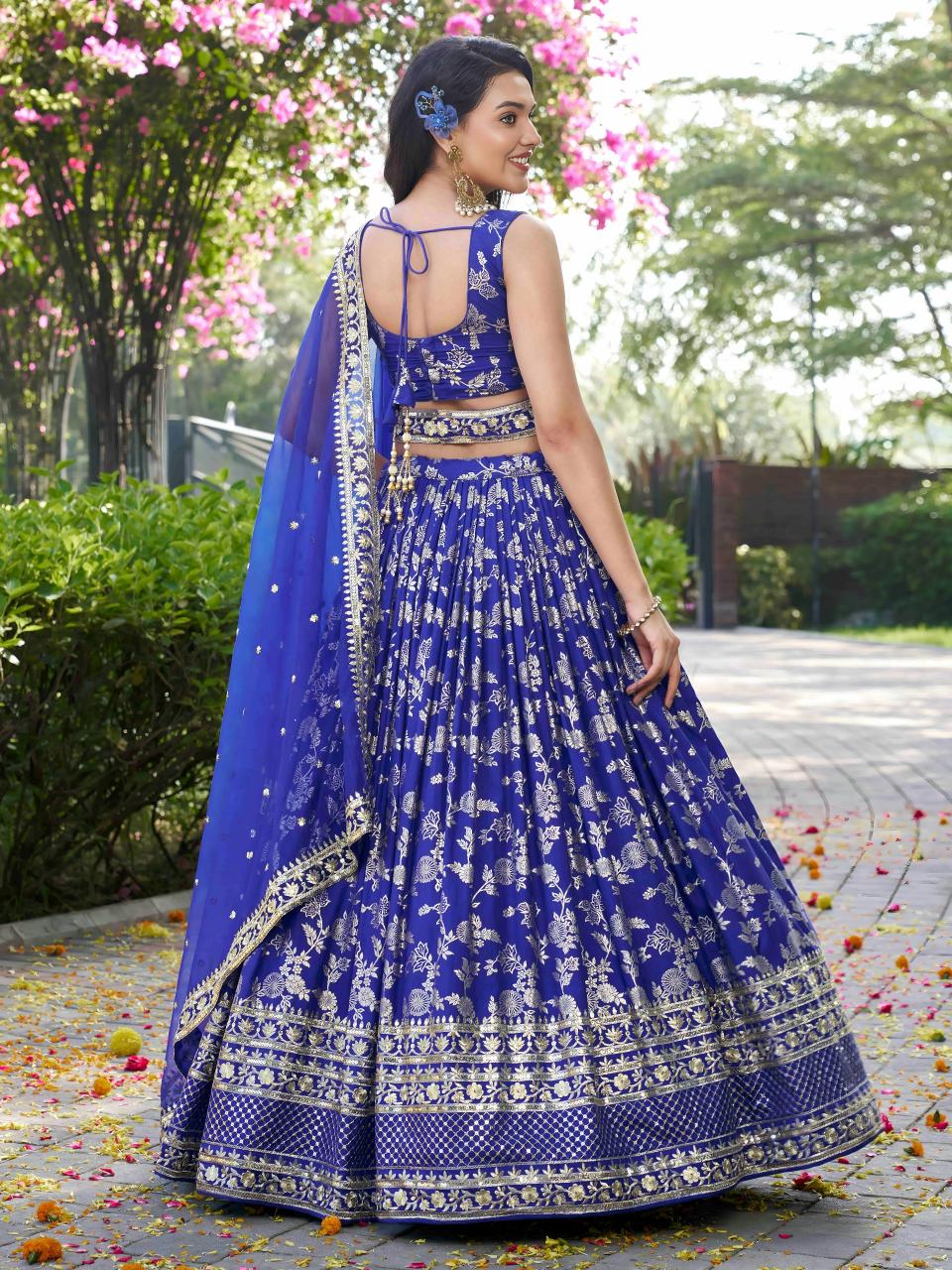 Sabella 7100 Royal Blue catalog online lehenga shopping india
