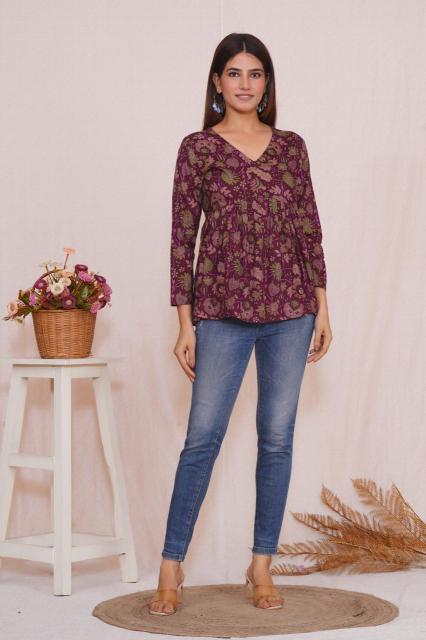 Sabella Jaipur vol 89 catalog jaipuri short kurtis wholesale