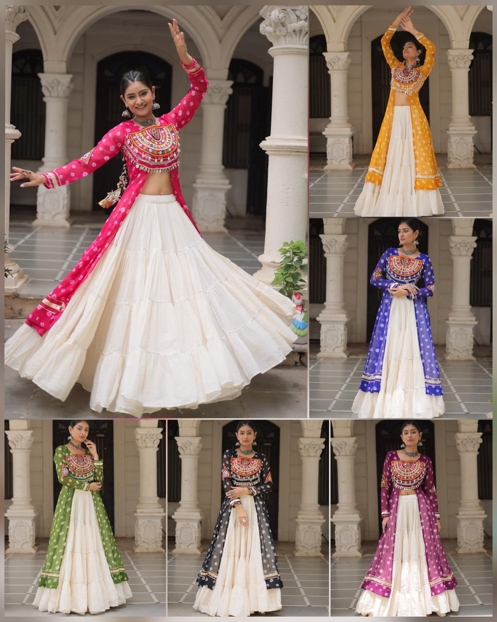 Sabella K 5043 catalog indo western style lehenga 