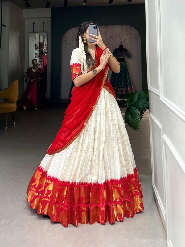 Sabella Poly Cotton catalog lehenga choli of south india