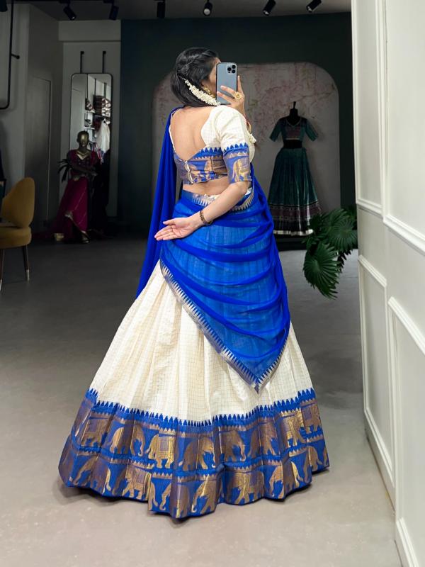 Sabella Poly Cotton catalog lehenga choli of south india