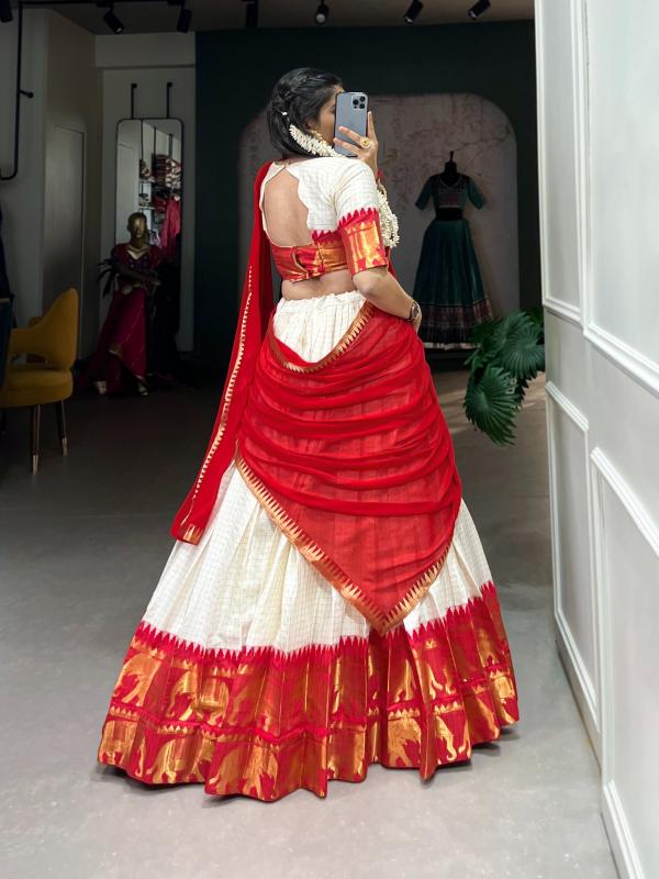 Sabella Poly Cotton catalog lehenga choli of south india