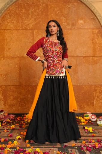 Sabella Swaroop vol 4 Black catalog black bridal lehenga in india