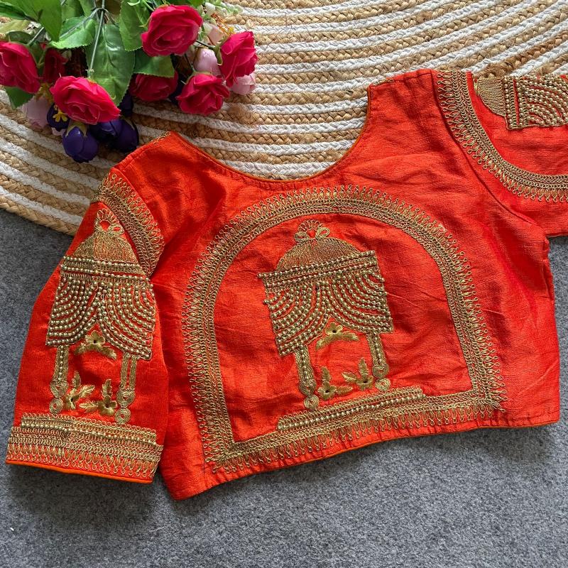 Sabella Tempal catalog aari work blouse