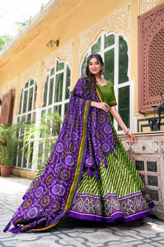 Sabella Tussar Silk vol 1 catalog sequin lehenga online india